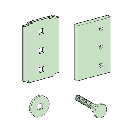 Schneider Electric LVS04643 Vízszintes sín csatlakozó, 120mm