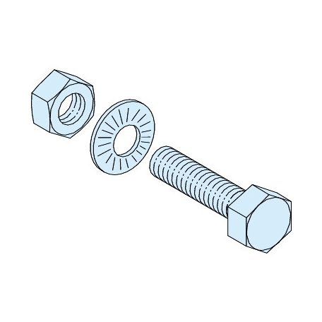 Schneider Electric LVS04786 20 db csavar sínekhez, M8x40mm