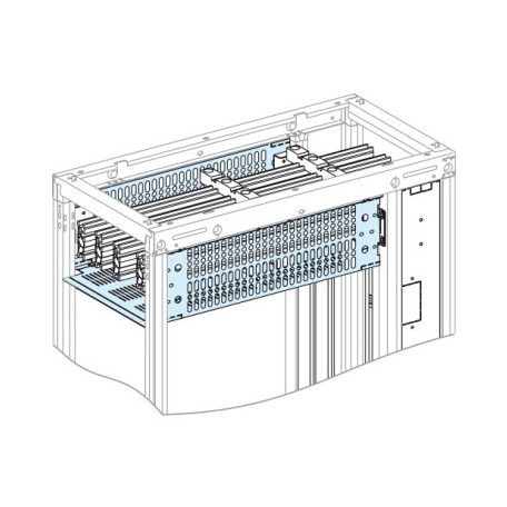 Schneider Electric LVS04963 Forma 2 burkolat 4000A vízszintes gyűjtősinekhez W300 D600