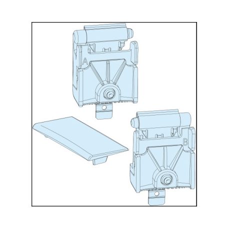 Schneider Electric LVS08585 Nyitható homloklap készlet