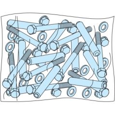   Schneider Electric LVS08718 Összeépítési csavarkészlet+tartozékok