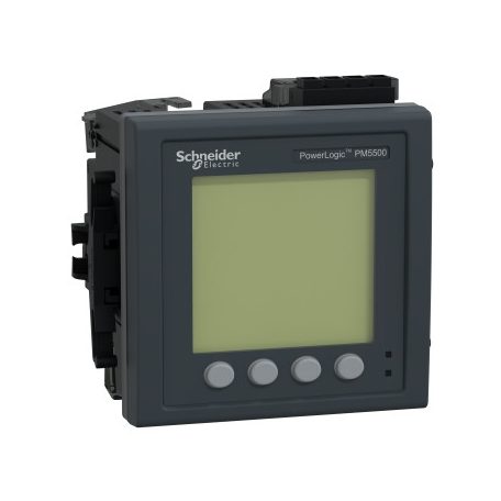 Schneider METSEPM5560 PM5560 Teljesítménymérő, Modbus és Ethernet, memória, 4 DI / 2 DO, riasztások, 100-480 V AC