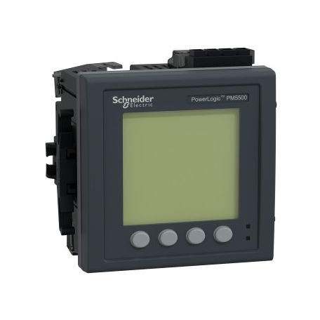 Schneider METSEPM5561 PM5561 Teljesítménymérő, MID, Modbus és Ethernet, memória, 4 DI / 2 DO, riasztások, 100-480 V AC