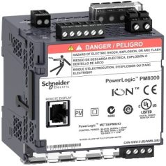   Schneider METSEPM8243 PM8243 hálózatanalizátor, kijelző nélküli, DIN sínre rögzíthető, 512 Mb, Eth + RS485