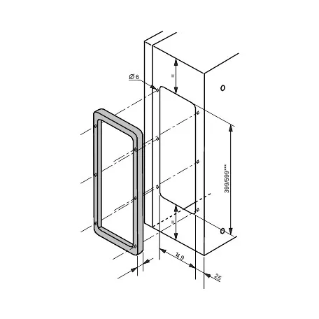 Schneider NSYAEUBUSC CRN csatolótávtartóból (4db) álló készlet