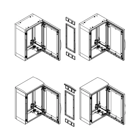 Schneider NSYMUPLA53G PLA összeépítő készlet (500*320)