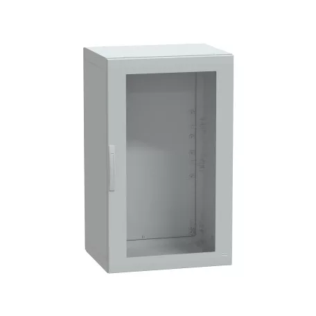 Schneider NSYPLA1276TG PLA MŰANYAG SZEKRÉNY ÁTLÁTSZÓ AJTÓVAL