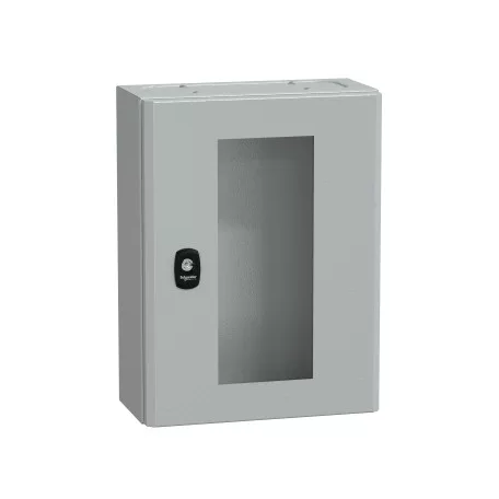 Schneider NSYS3DM4315T S3DM moduláris szekrények H400XW300XD150 üvegajtós