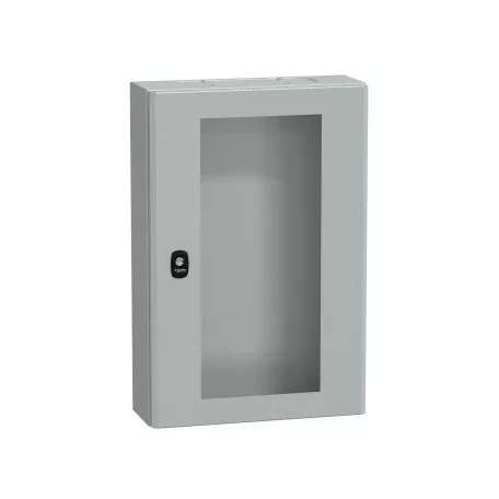 Schneider NSYS3DM6415T S3DM moduláris szekrények H600XW400XD150 üvegajtós