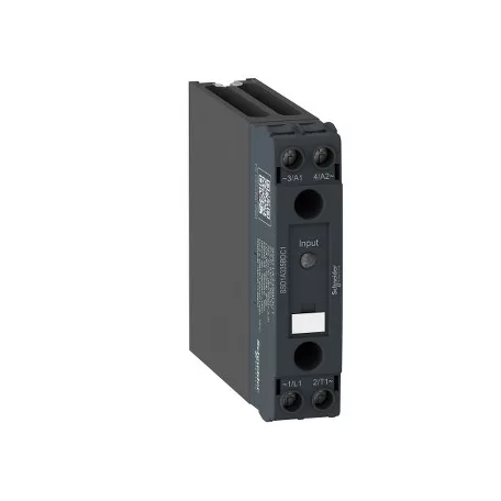 Schneider SSD1A335M7C1 Harmony SSD szilárdtest relé, DIN sínes, 1 fázisú, kimenet: 48…600VAC, 35 A, vezérlőfeszültség: 90…280 VAC/VDC