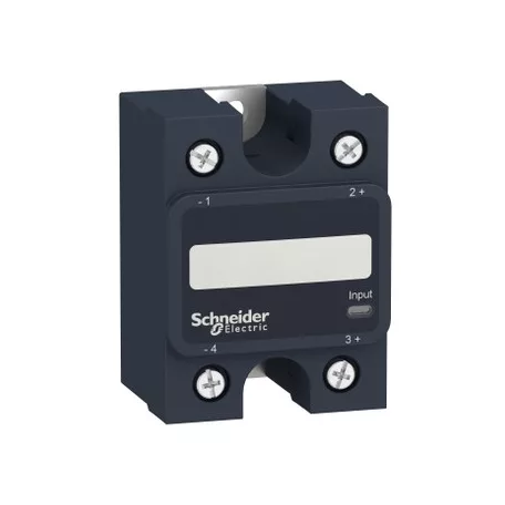 Schneider SSP1A125M7 SSP hűtőbordára szerelhető szilárdtestrelé, 1f, nullfeszültségű kapcsolás, 1NO, 24-300VAC, 25A, 230VAC