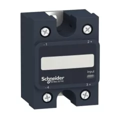   Schneider SSP1A450BDT SSP hűtőbordára szerelhető szilárdtestrelé, 1f, nullfeszültségű kapcsolás, 1NO, 48-660VAC, 50A, 24VDC, hőátadóval