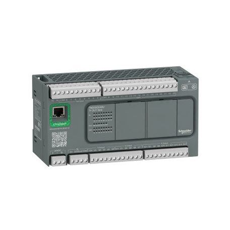 Schneider TM200CE40U Modicon M200 Easy PLC, 40 I/O1xRS485, 1xEthernet, tranzisztoros kimenet (sink), 24 VDC