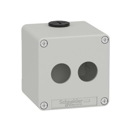 Schneider XAPD1502 EMPTY GREY 2 HOLES CONTROL BOX