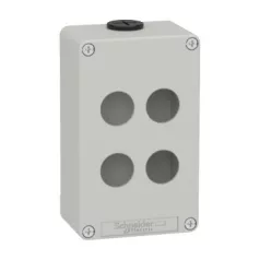 Schneider XAPD2204 EMPTY GREY 4 HOLES CONTROL BOX