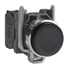   Schneider XB4BLCUST01 Harmony komplett fém nyomógomb, Ø22, kiálló profil, visszatérő, 1NO, személyre szabott