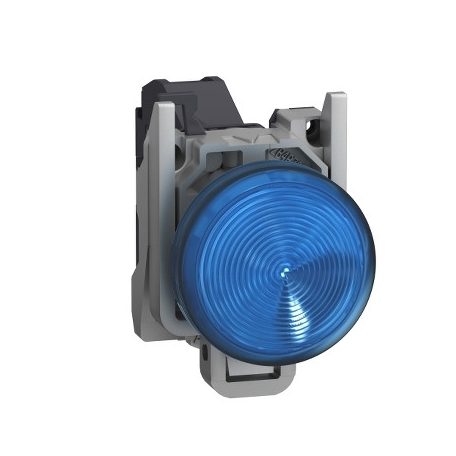 Schneider XB4BVBM6GEX Harmony ATEX DG komplett LED jelzőlámpa, Ø22, 24-240VAC/DC, kék