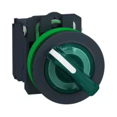   Schneider XB5FKCUST01 Harmony panelbe süllyesztett komplett műanyag világító választókapcsoló, Ø30, személyre szabott