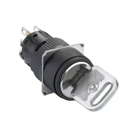 Schneider XB6EAG221P Kulcsos választókapcsoló, kerek, 2 állású,  NO + NC