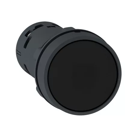 Schneider XB7NA25 visszatérő nyomógomb, fekete - NO+NC