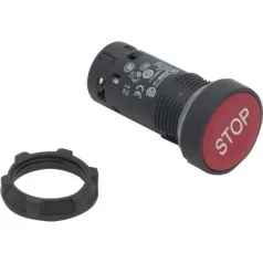 Schneider XB7NA4234 PB - SPRING RTN, RED - 1NC -WHITE [STOP]