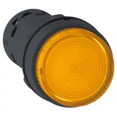   Schneider XB7NW35B1 világító nyomógomb - LED - visszaálló -1NO - narancssárga - 24V