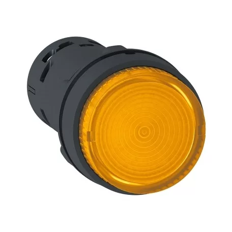 Schneider XB7NW35B1 világító nyomógomb - LED - visszaálló -1NO - narancssárga - 24V