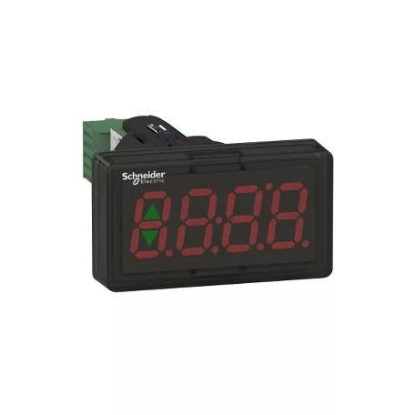 Schneider XBH1AA0R4 Harmony XB5 műanyag digitális panelkijelző, Ø22, piros, 4 digit, 4-20mA bemenet