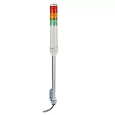   Schneider XVC4M35S Harmony XVC monolitikus Ø40 fényoszlop, 1 piros 1 narancs 1 zöld folyamatos/villogó, hangjelzővel, tartócső, 100-240VAC