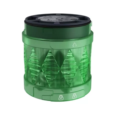 Schneider XVUC43 Harmony XVU Ø60 fényoszlop LED-es villogó fényű világító egység, zöld