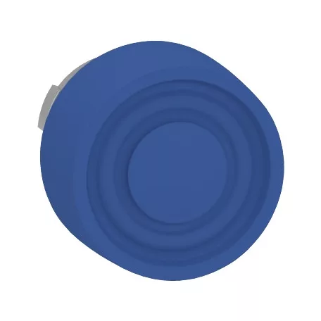 Schneider ZB2BP6C Easy Harmony XB2, Nyomógomb fej, kiemelkedő, kék, fém, 22mm, visszatérő, védősapkás, jelöletlen