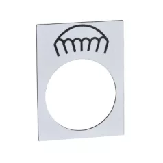 Schneider ZB2BY4933 Felirati címke jelölés: lent