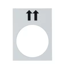 Schneider ZB2BY4952 Felirati címke jelölés: fel