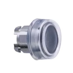   Schneider ZB4BPA2 Harmony fém nyomógomb fej, Ø22, visszatérő, gumisapkás, fekete