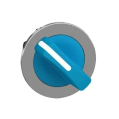   Schneider ZB4FD206 Harmony panelbe süllyesztett fém választókapcsoló fej, Ø30, 2 állású, kék