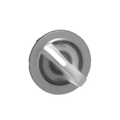   Schneider ZB4FK1413 Harmony panelbe süllyesztett fém világító választókapcsoló fej, Ø30, 2 állású, fehér, jobbról visszatérő