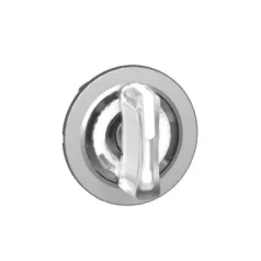   Schneider ZB4FK1513 Harmony panelbe süllyesztett fém világító választókapcsoló fej, Ø30, 3 állású, fehér, középre visszatérő