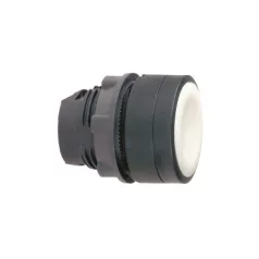   Schneider ZB5AA14 Harmony műanyag nyomógomb fej, Ø22, visszatérő, fehér, magasított