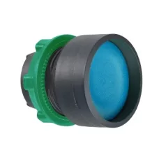   Schneider ZB5AA66 Harmony műanyag nyomógomb fej, Ø22, visszatérő, mélyítet, kék