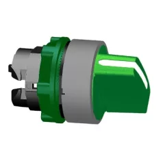   Schneider ZB5AD203C0 Harmony műanyag választókapcsoló fej, Ø22, 2 állású, zöld, szürke perem