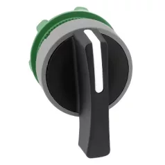   Schneider ZB5AJ3C0 Harmony műanyag választókapcsoló fej, Ø22, hosszú fogantyú, 3 állású, szürke perem