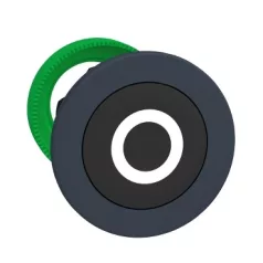   Schneider ZB5FA232 Harmony panelbe süllyesztett műanyag nyomógomb fej, Ø30, fekete, "O"