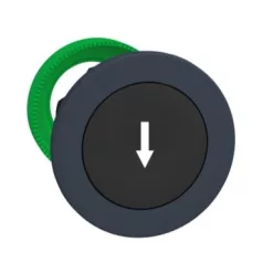   Schneider ZB5FA335 Harmony panelbe süllyesztett műanyag nyomógomb fej, Ø30, fekete, "fel nyíl"