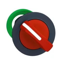   Schneider ZB5FD404 Harmony panelbe süllyesztett műanyag választókapcsoló fej, Ø30, 2 állású visszatérő, piros