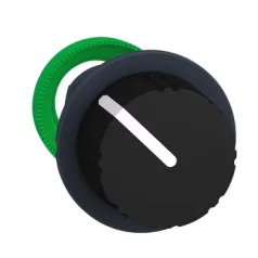   Schneider ZB5FD49 Harmony panelbe süllyesztett műanyag választókapcsoló fej, Ø30, 2 állású, recés, fekete