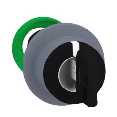   Schneider ZB5FG08C0 Harmony panelbe süllyesztett műanyag kapcsoló fej, Ø30, 455 kulcsos, 3 állású, jobbról visszatérő, szürke perem