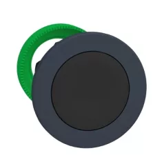   Schneider ZB5FH02 Harmony panelbe süllyesztett műanyag nyomógomb fej, Ø30, fekete, nyomó-nyomó