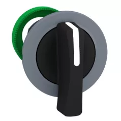   Schneider ZB5FJ2C0 Harmony panelbe süllyesztett műanyag választókapcsoló fej, Ø30, meghosszabbított fej, 2 állású, szürke perem