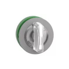   Schneider ZB5FK1313C0 Harmony panelbe süllyesztett műanyag világító választókapcsoló fej, Ø30, 3 állású, fehér, szürke perem