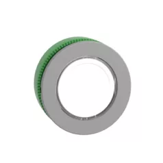   Schneider ZB5FV013C0 Harmony panelbe süllyesztett műanyag LED jelzőlámpa fej, Ø30, fehér, szürke perem